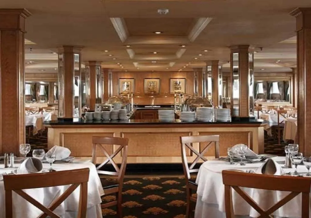 Restaurant aboard the JAZ Crown Jubilee Nile Cruise Nile cruise